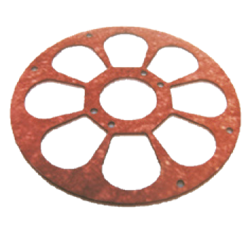 Alv 285-type steel plate gasket for rotor-type dry-mix shotcrete systems