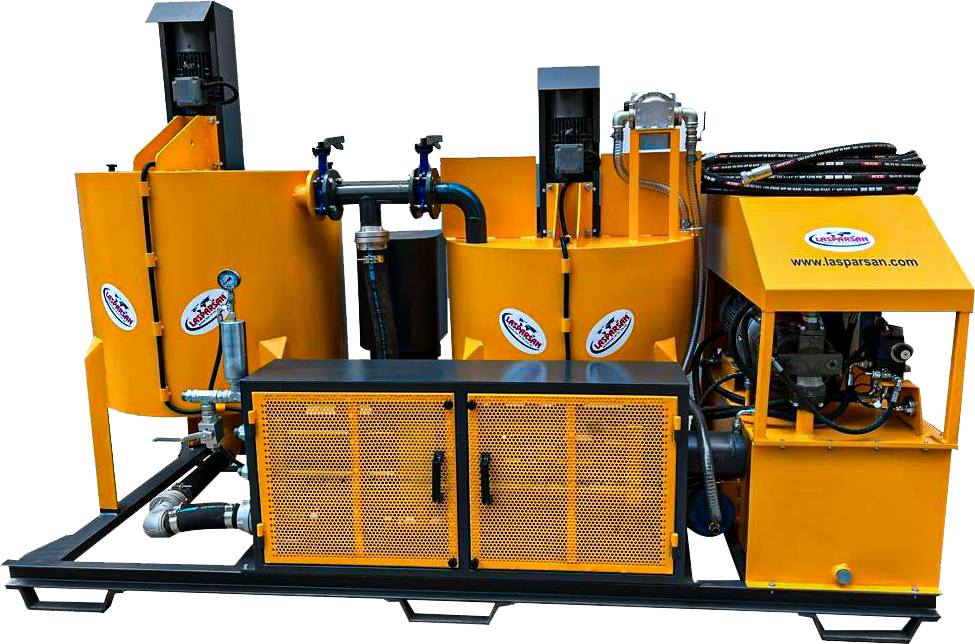 LPS-EMK-100 twin-tank piston-type cement injection machine for high-pressure grouting applications