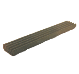 Rubber profile for precast concrete segment connection systems