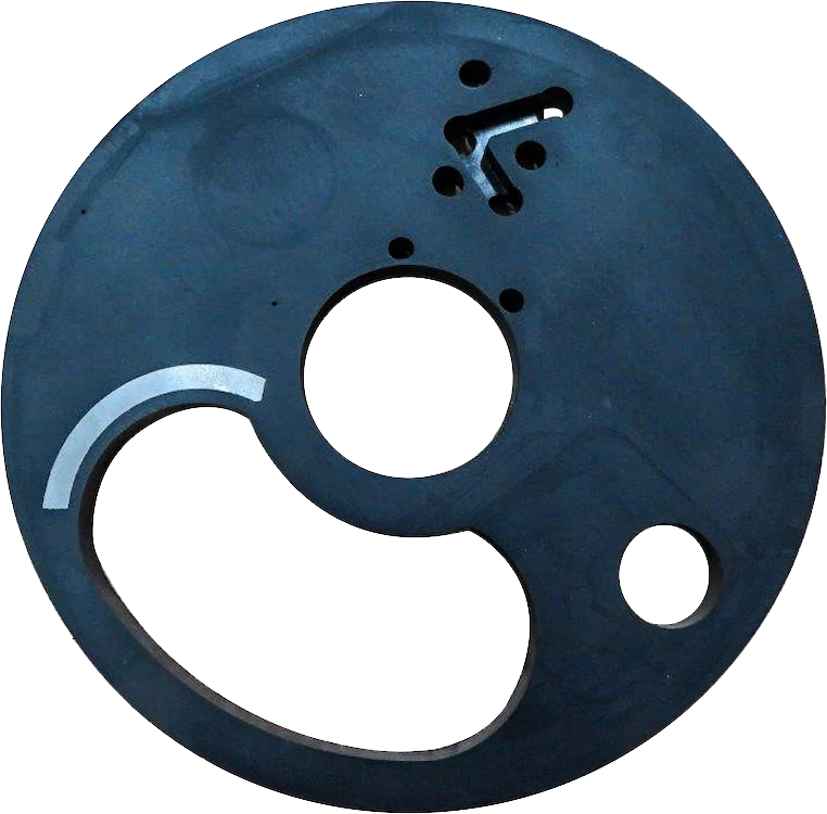Alv 285/263-type upper rubber sealing plate for rotor-type dry-mix shotcrete systems