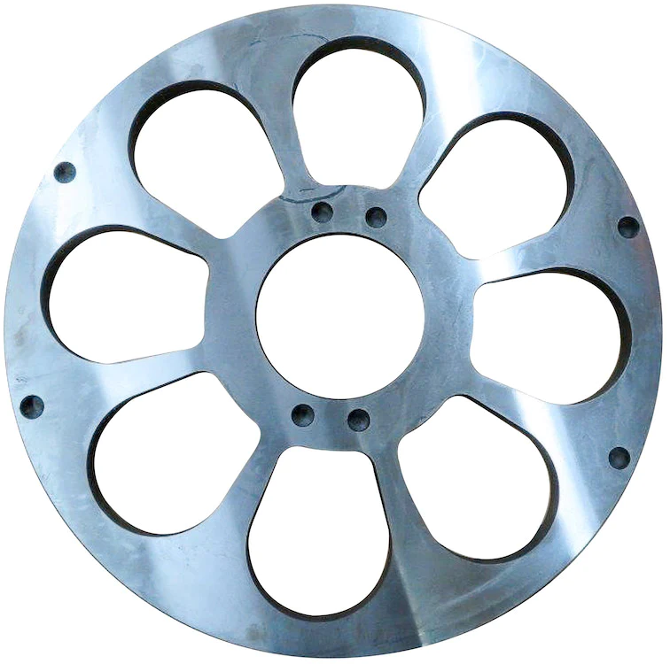 Alv 285/263-type steel wear plate for rotor-type dry-mix shotcrete systems