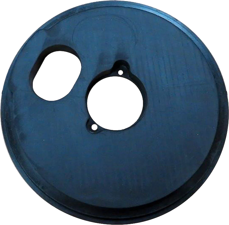 Meyco Piccola-Type lower rubber sealing plate for dry-mix shotcrete rotor systems