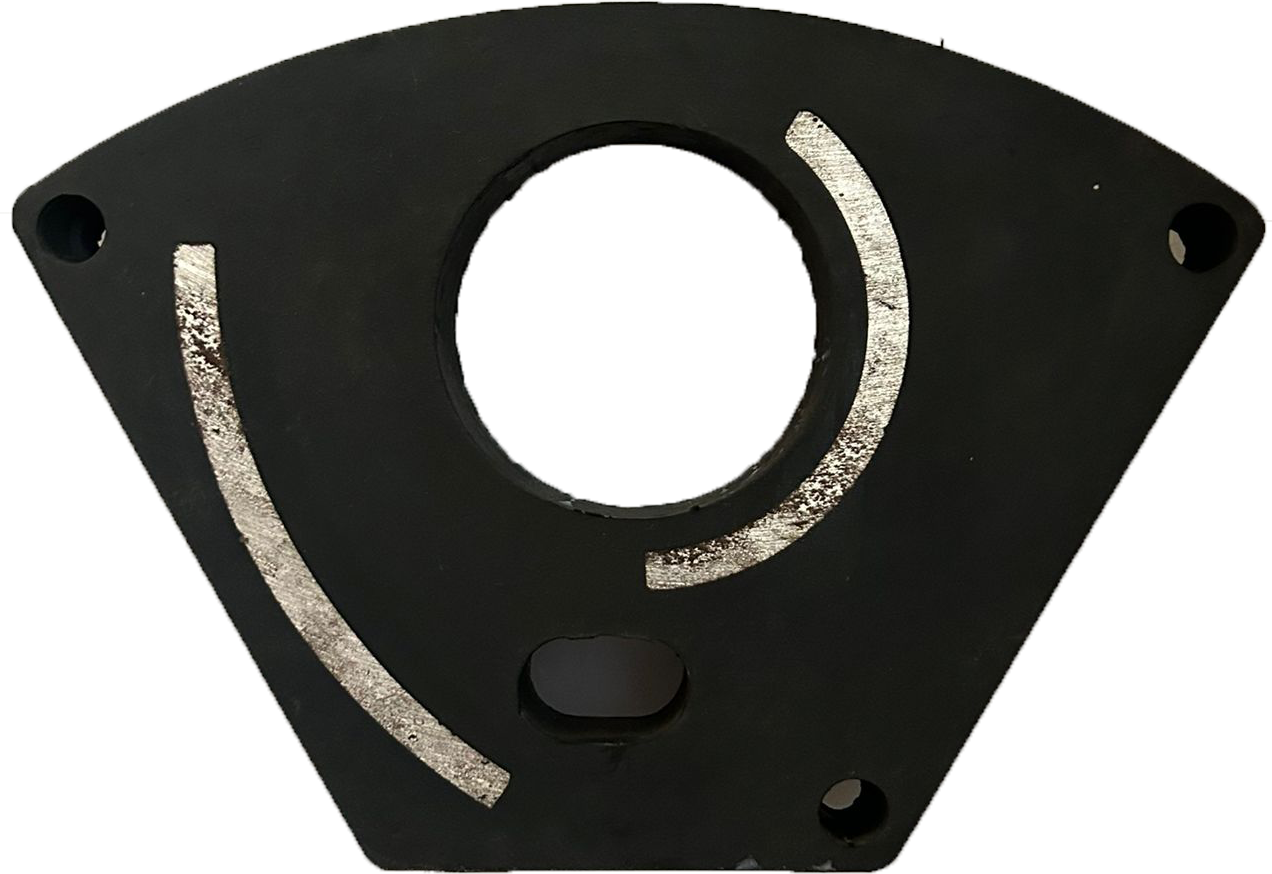 T1 Flamos-type lower rubber sealing plate compatible with shotcrete machines