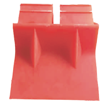 Polyurethane scraper for TBM spoil removal and cleaning applications