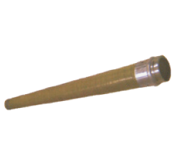 Single-flange shotcrete nozzle hose for concrete spraying applications