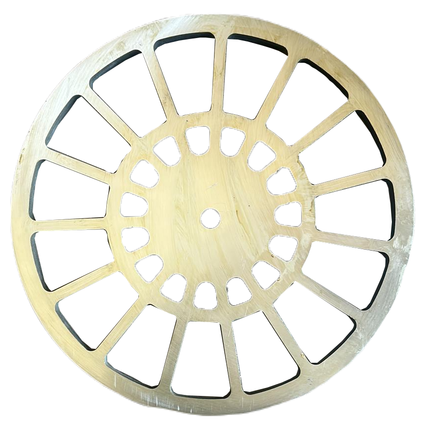 T3 Flamos-type steel wear plate compatible with shotcrete machines